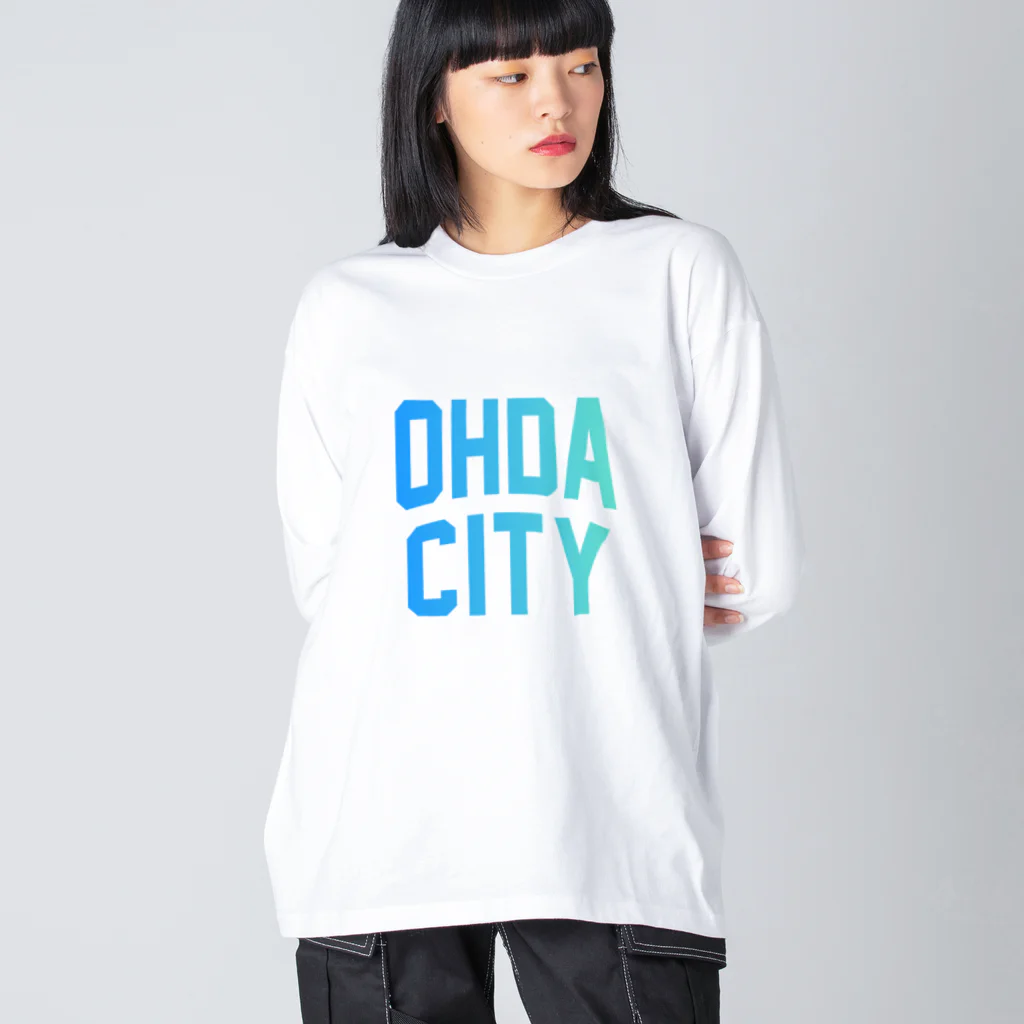 JIMOTOE Wear Local Japanの大田市 OHDA CITY Big Long Sleeve T-Shirt