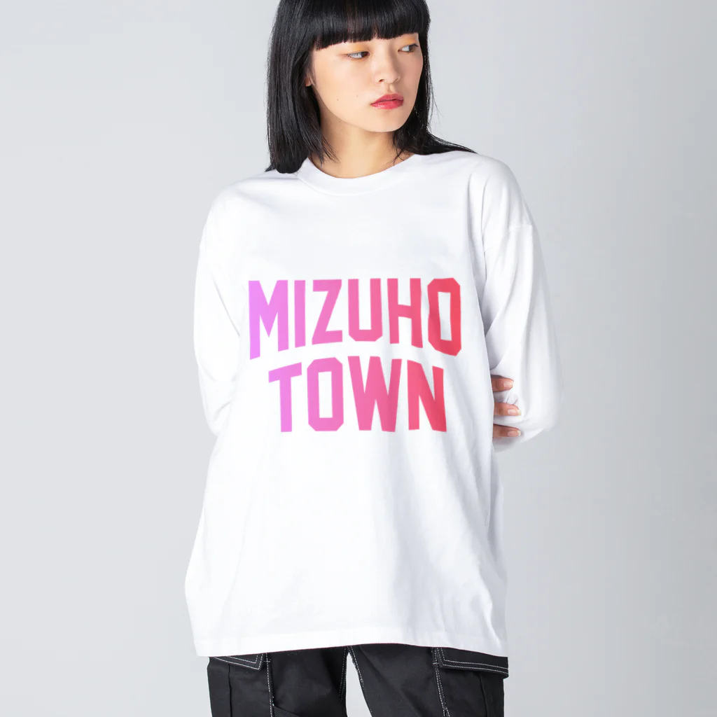 JIMOTOE Wear Local Japanの瑞穂町 MIZUHO TOWN Big Long Sleeve T-Shirt
