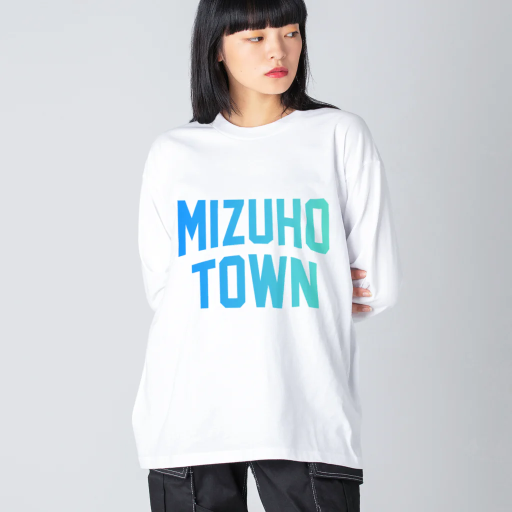 JIMOTOE Wear Local Japanの瑞穂町 MIZUHO TOWN Big Long Sleeve T-Shirt