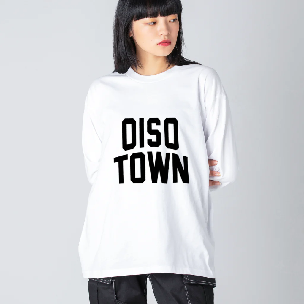 JIMOTOE Wear Local Japanの大磯町 OISO TOWN ビッグシルエットロングスリーブTシャツ