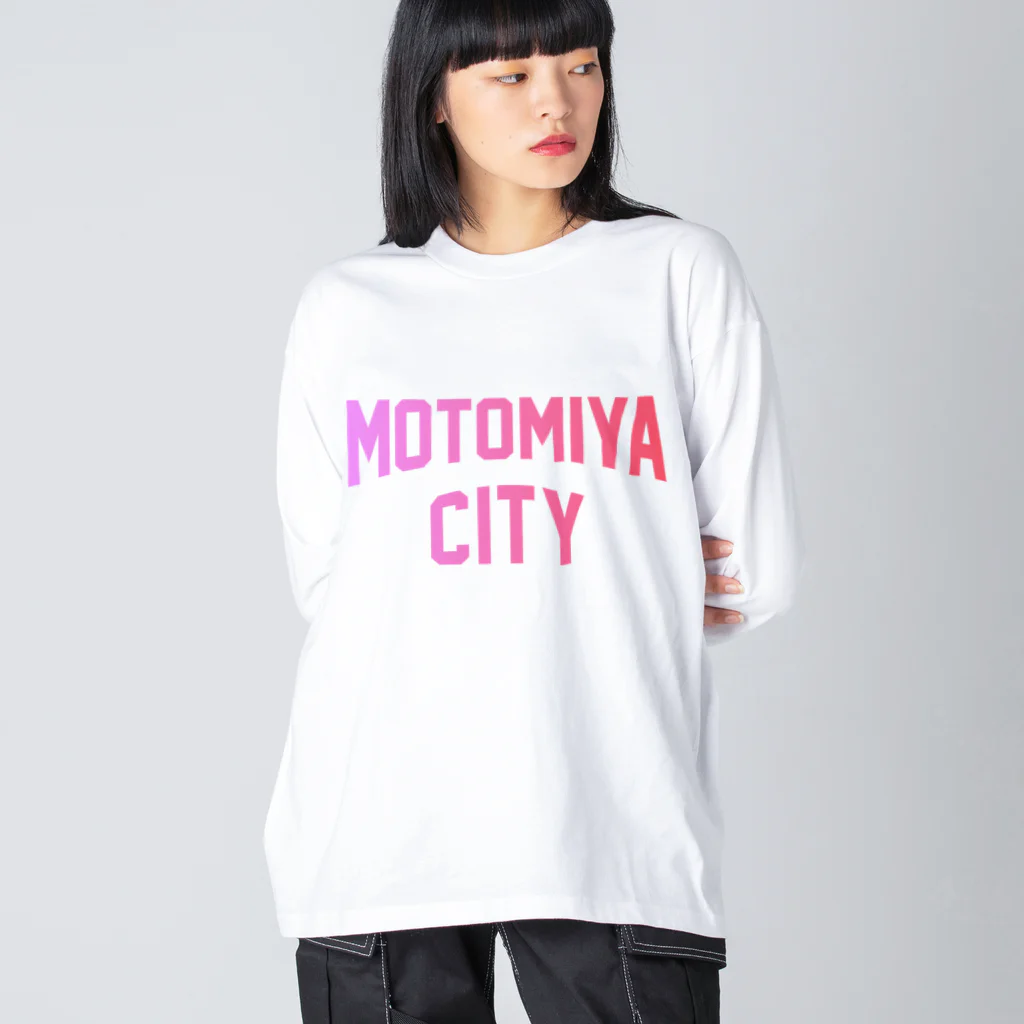JIMOTOE Wear Local Japanの本宮市 MOTOMIYA CITY Big Long Sleeve T-Shirt