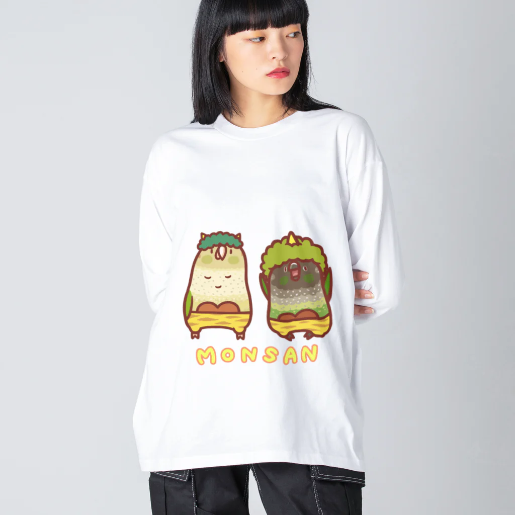 MONSAN SHOPの《MONSAN》おにうろこ Big Long Sleeve T-Shirt