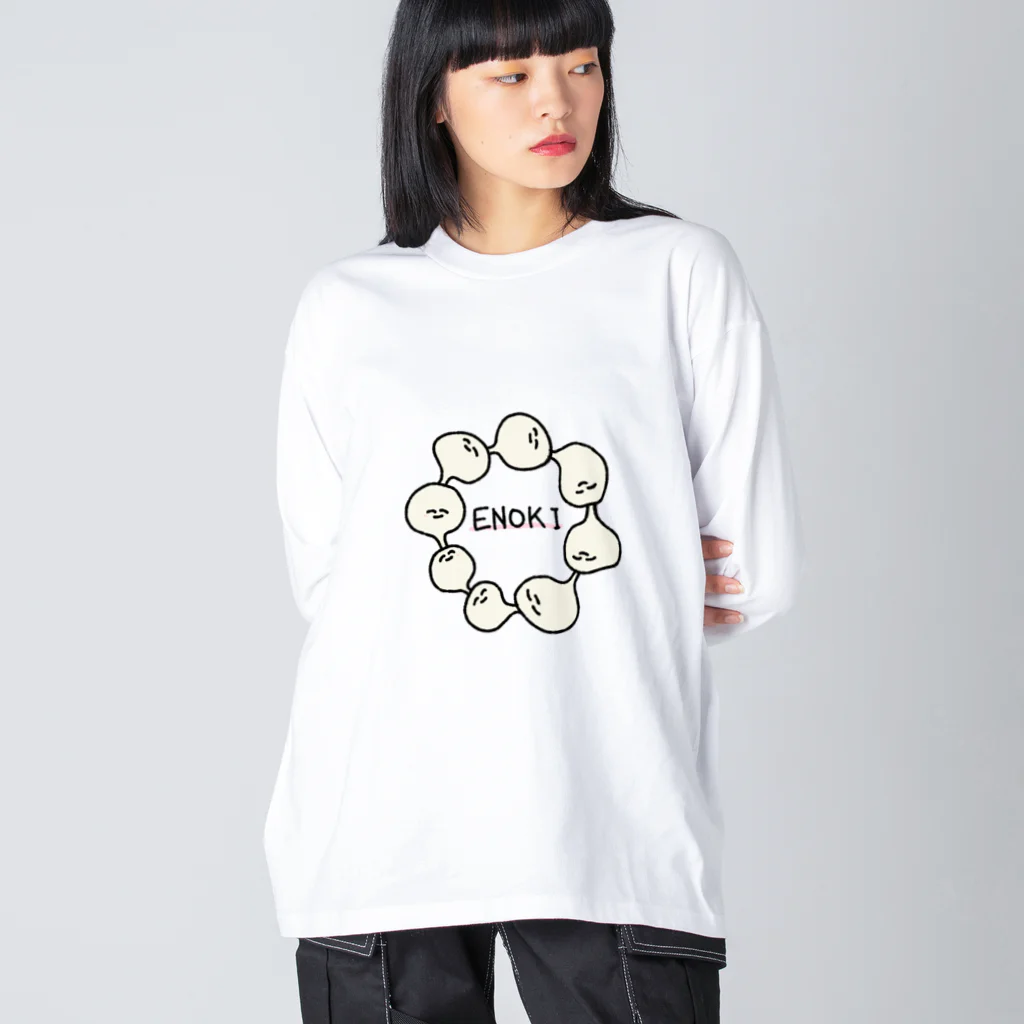 ENOKI_fairyの環状エノキ ビッグシルエットロングスリーブTシャツ