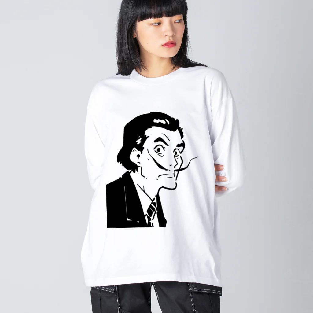 山形屋米店のサルバドール・ダリ(Salvador Dalí) Big Long Sleeve T-Shirt