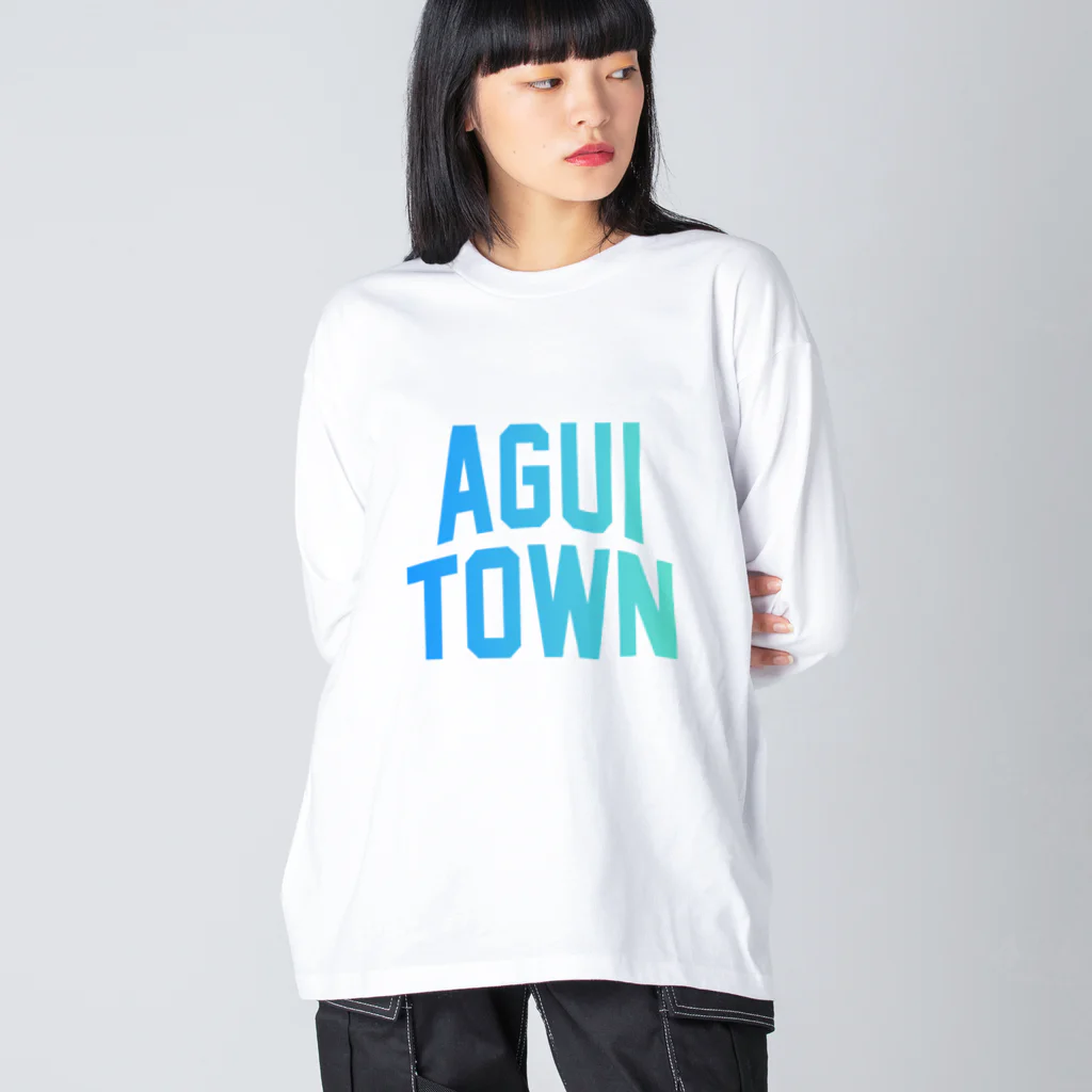 JIMOTOE Wear Local Japanの阿久比町 AGUI TOWN Big Long Sleeve T-Shirt