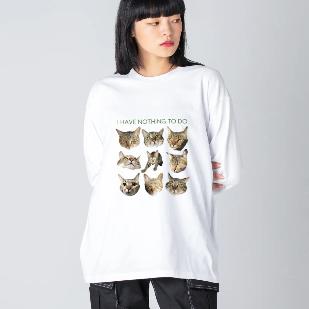 minoのもひまろ ビッグシルエットロングスリーブTシャツ