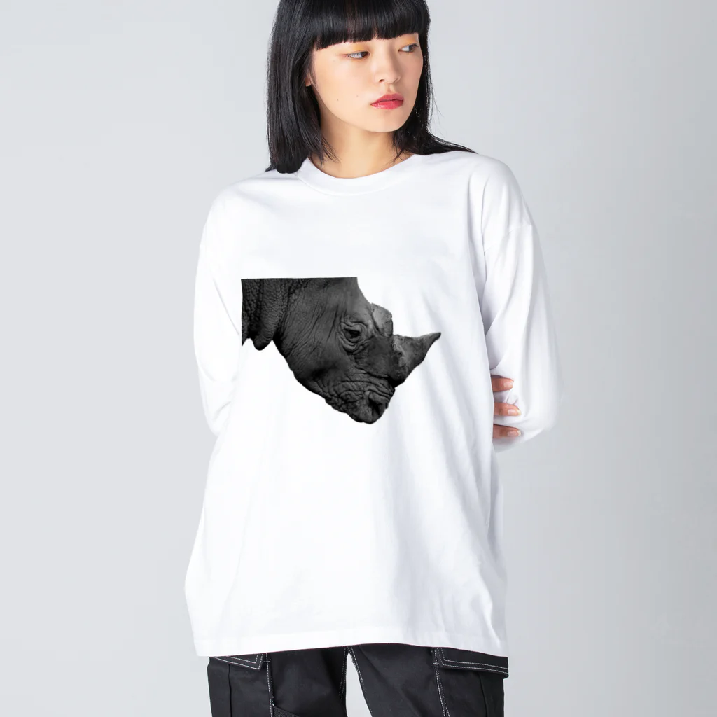 下田村のミナミシロサイ Big Long Sleeve T-Shirt