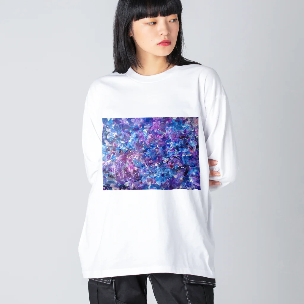 Laugh Rain Laboのmystic bloom. ビッグシルエットロングスリーブTシャツ