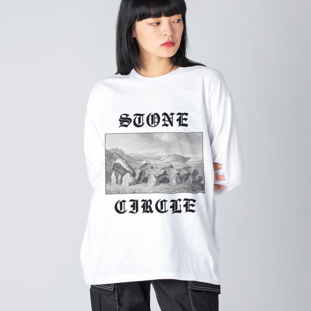 Parallel Imaginary Gift ShopのStone Circle ビッグシルエットロングスリーブTシャツ