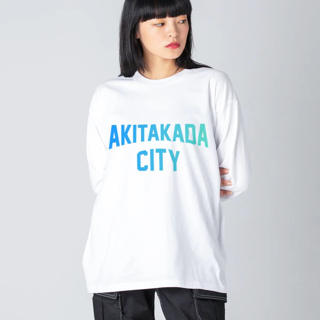 JIMOTOE Wear Local Japanの安芸高田市 AKITAKADA CITY ビッグシルエットロングスリーブTシャツ