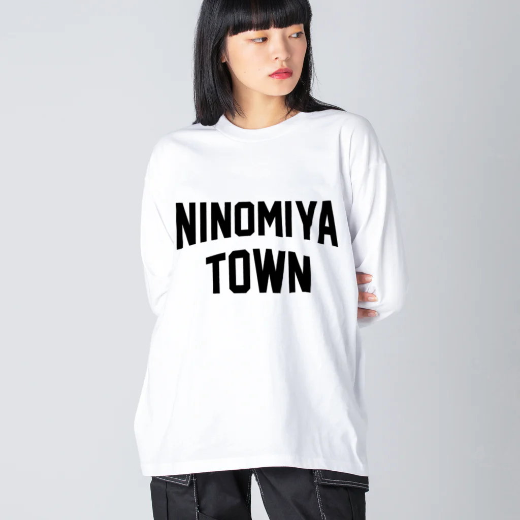 JIMOTOE Wear Local Japanの二宮町 NINOMIYA TOWN ビッグシルエットロングスリーブTシャツ