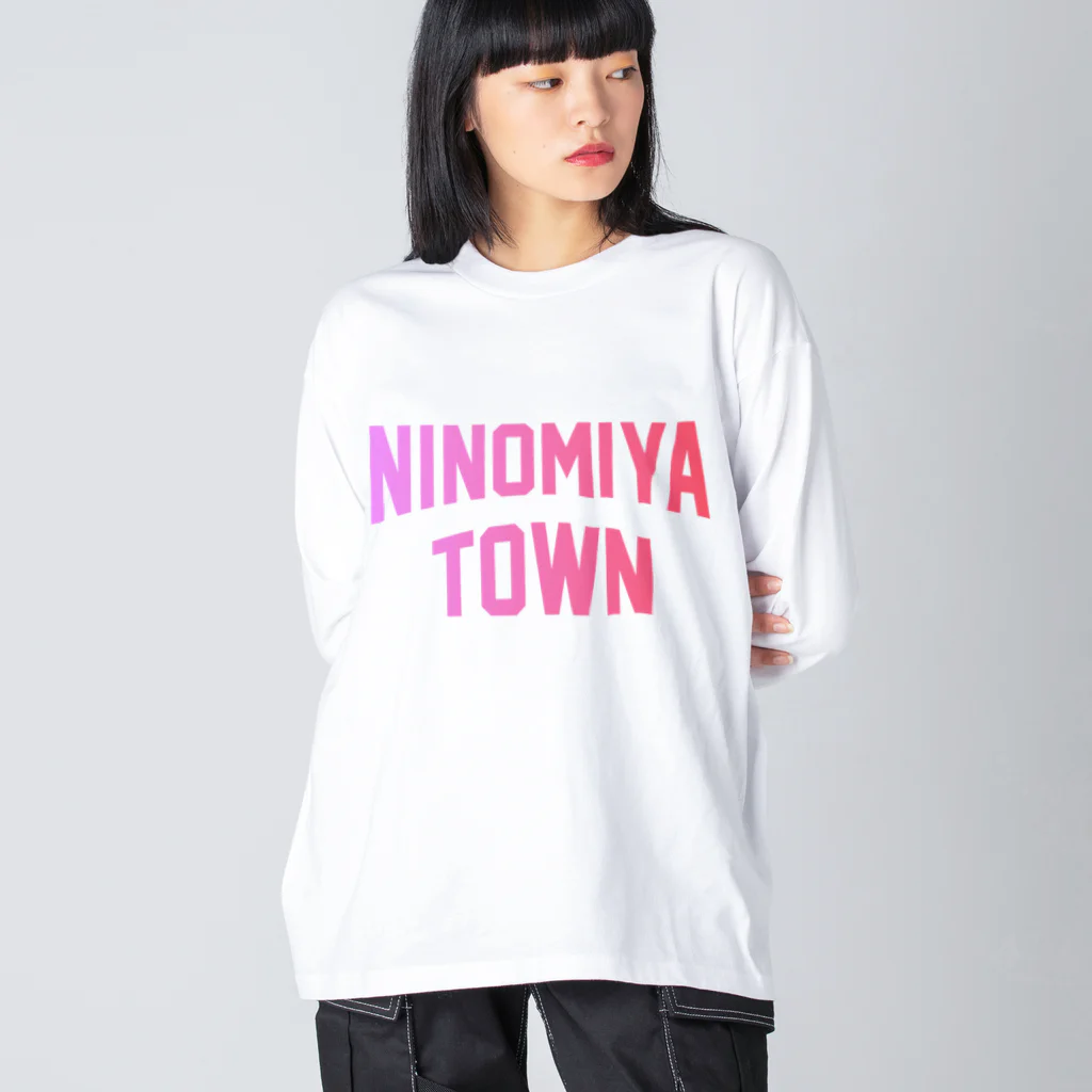 JIMOTOE Wear Local Japanの二宮町 NINOMIYA TOWN ビッグシルエットロングスリーブTシャツ