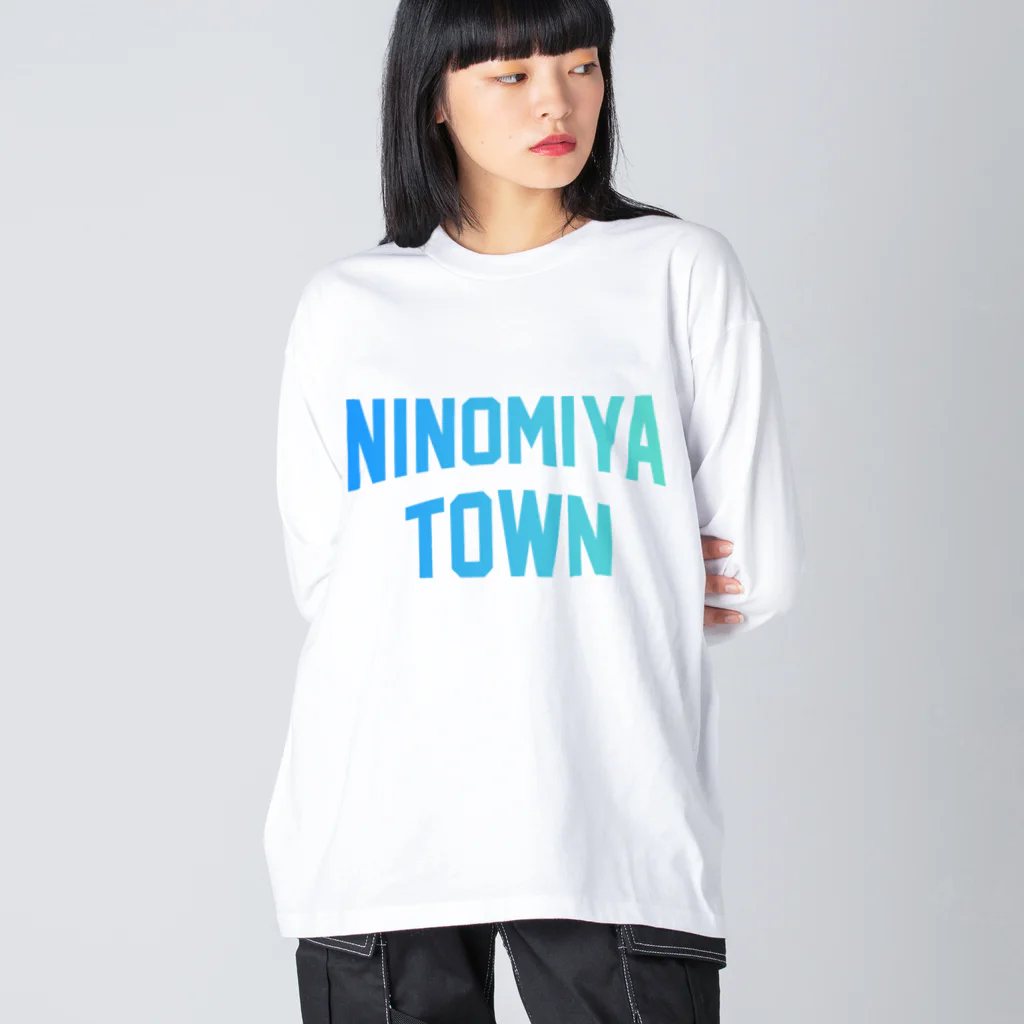 JIMOTOE Wear Local Japanの二宮町 NINOMIYA TOWN ビッグシルエットロングスリーブTシャツ
