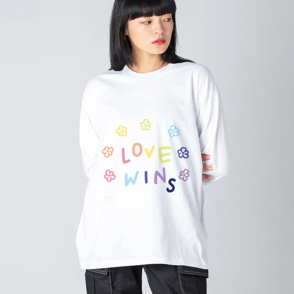 島民のlove wins! we are proud to celebrate our prides! Big Long Sleeve T-Shirt