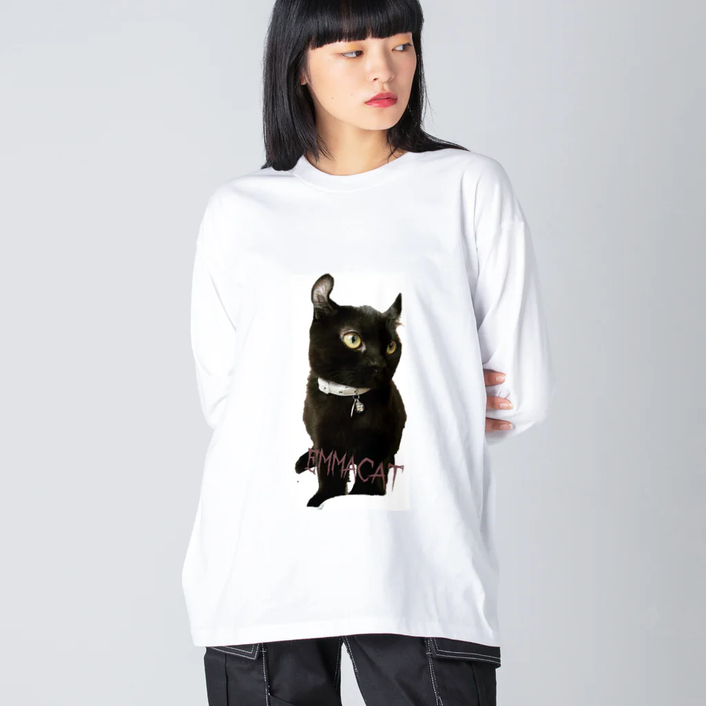 猫のEmmaのEmmacat Big Long Sleeve T-Shirt