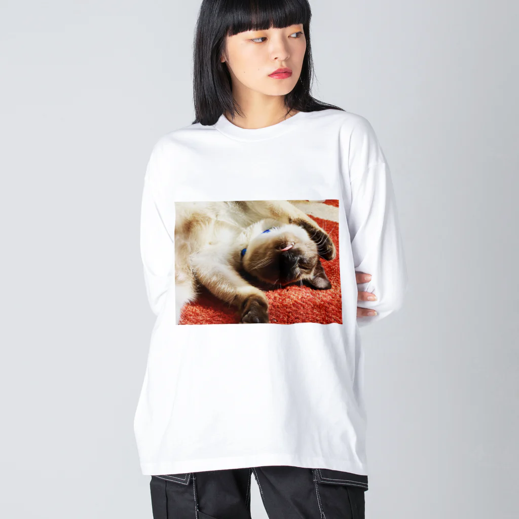 モカちゃんのモカの舌　出しっぱなしシリーズ Big Long Sleeve T-Shirt