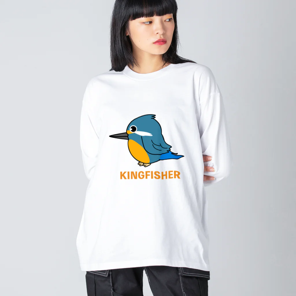 chicodeza by suzuriのカワセミ部 Big Long Sleeve T-Shirt