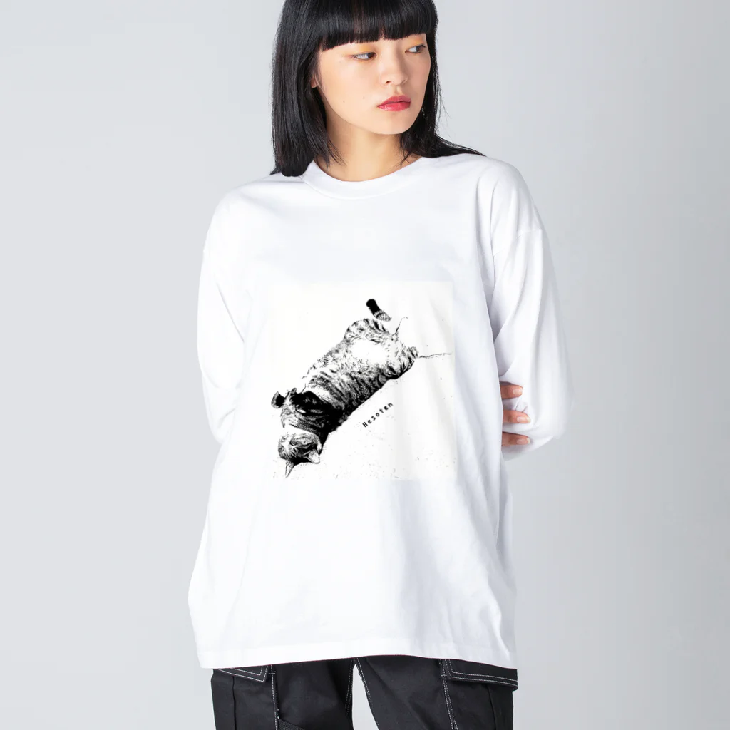 noricone shopのHesoten Clubへようこそ😺🐾 Big Long Sleeve T-Shirt