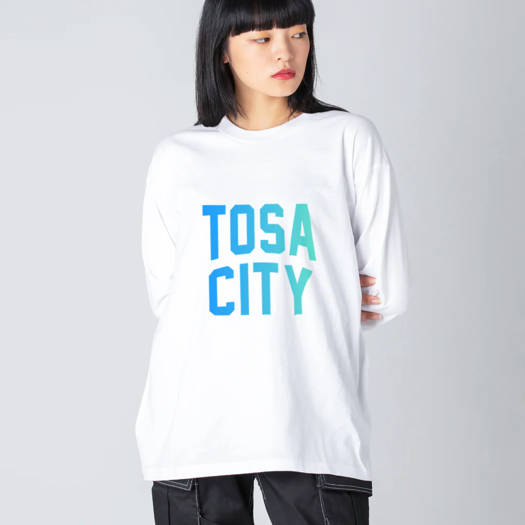 JIMOTO Wear Local Japanの土佐市 TOSA CITY ビッグシルエットロングスリーブTシャツ