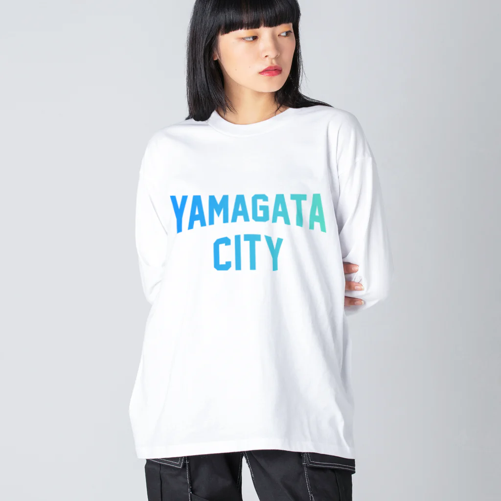 JIMOTOE Wear Local Japanの山県市 YAMAGATA CITY Big Long Sleeve T-Shirt