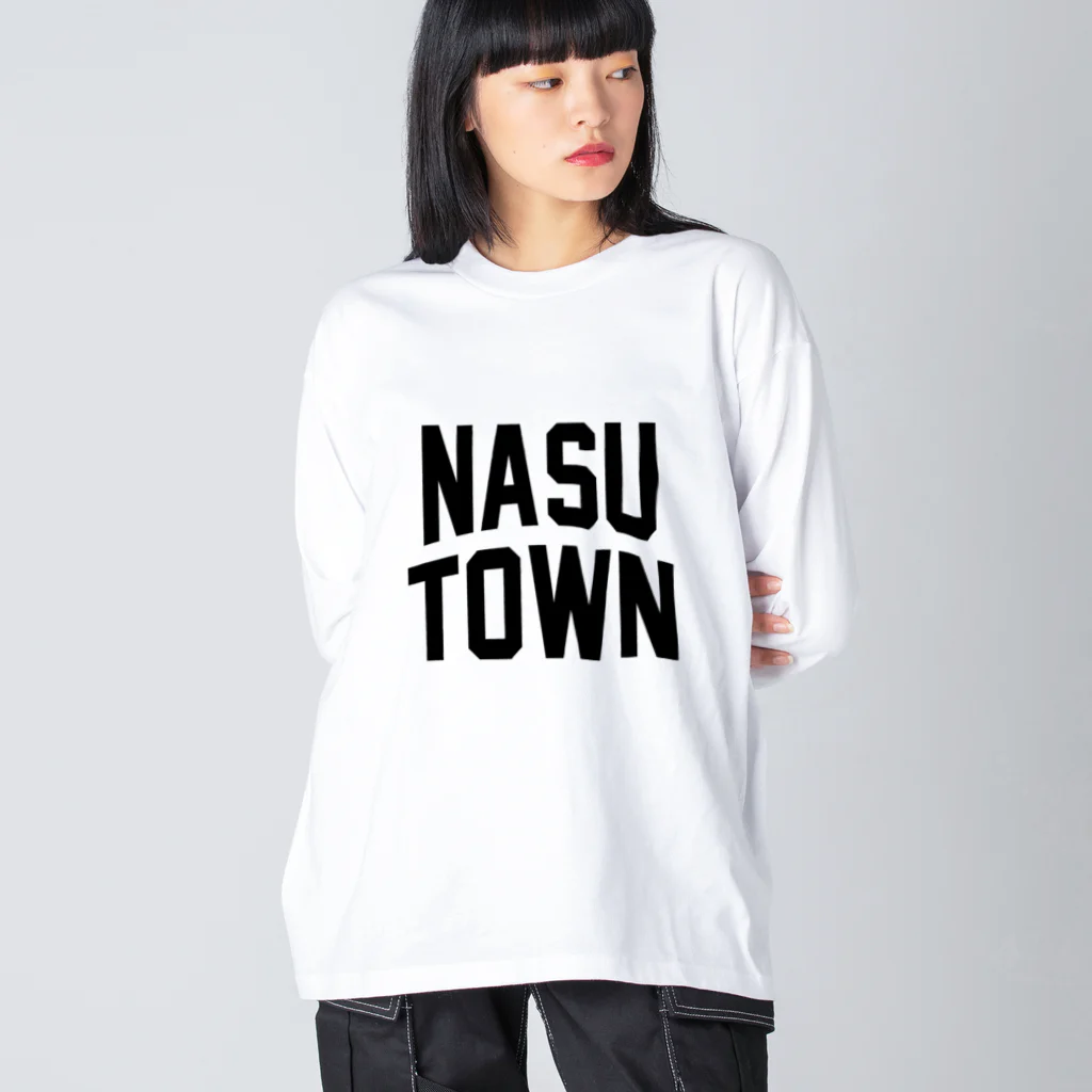 JIMOTOE Wear Local Japanの那須町 NASU TOWN Big Long Sleeve T-Shirt