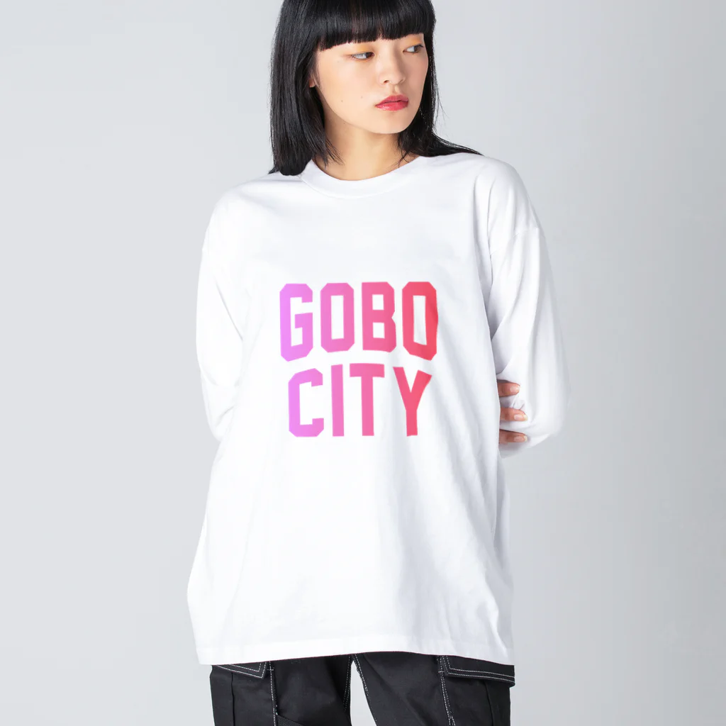 JIMOTOE Wear Local Japanの御坊市 GOBO CITY Big Long Sleeve T-Shirt