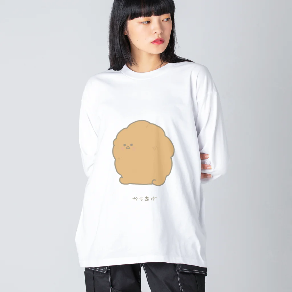 さきまるらんどのからあげのチキ君 Big Long Sleeve T-Shirt