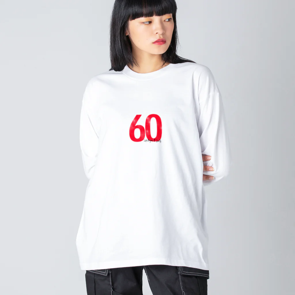 Retoro_timeの祝還暦〜人生は60歳から始まる Big Long Sleeve T-Shirt