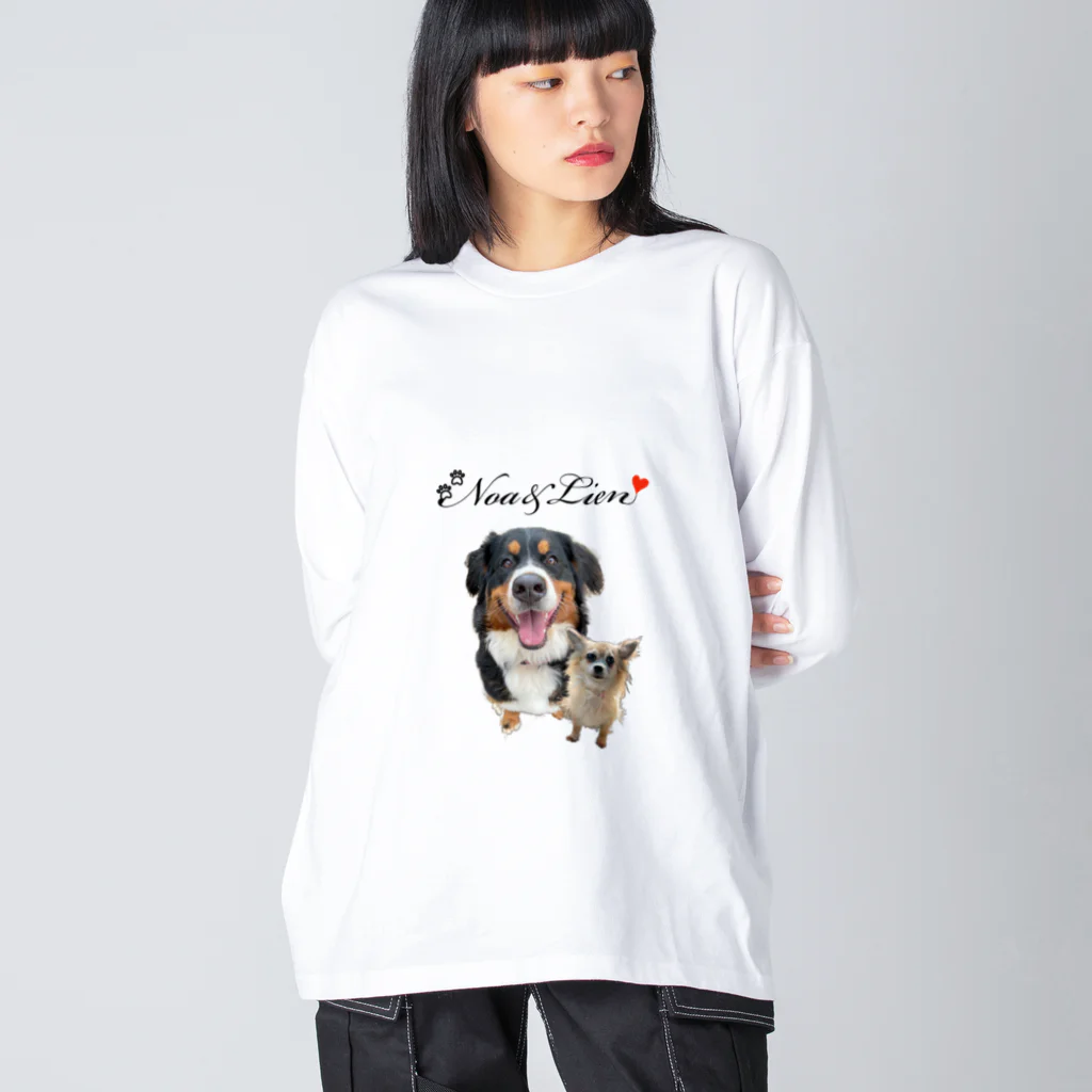 Linlin Houseのチワバニちゃん ビッグシルエットロングスリーブTシャツ