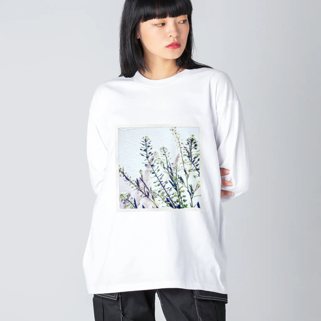 blancillaの揺れる花 Big Long Sleeve T-Shirt