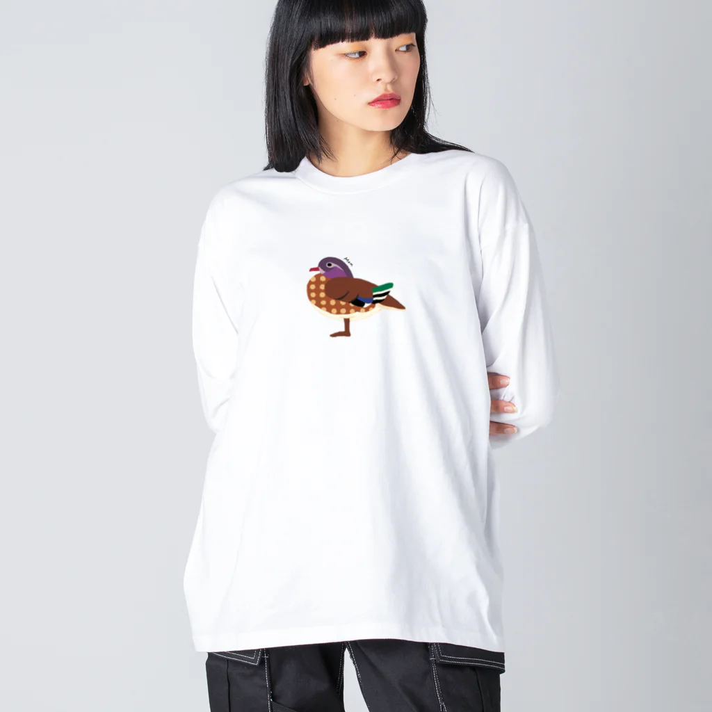 Eleven KittiesのおしどりMom Big Long Sleeve T-Shirt