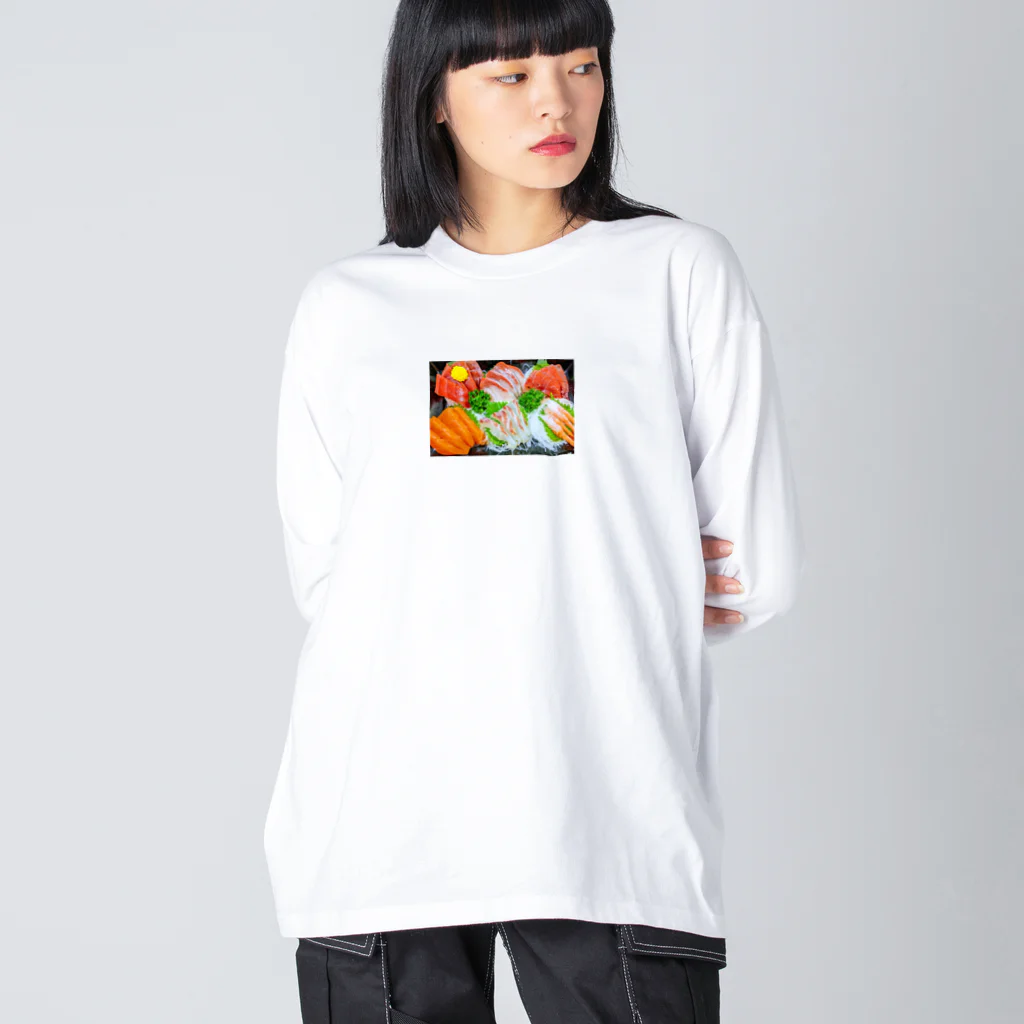 里空の刺身花畑 Big Long Sleeve T-Shirt