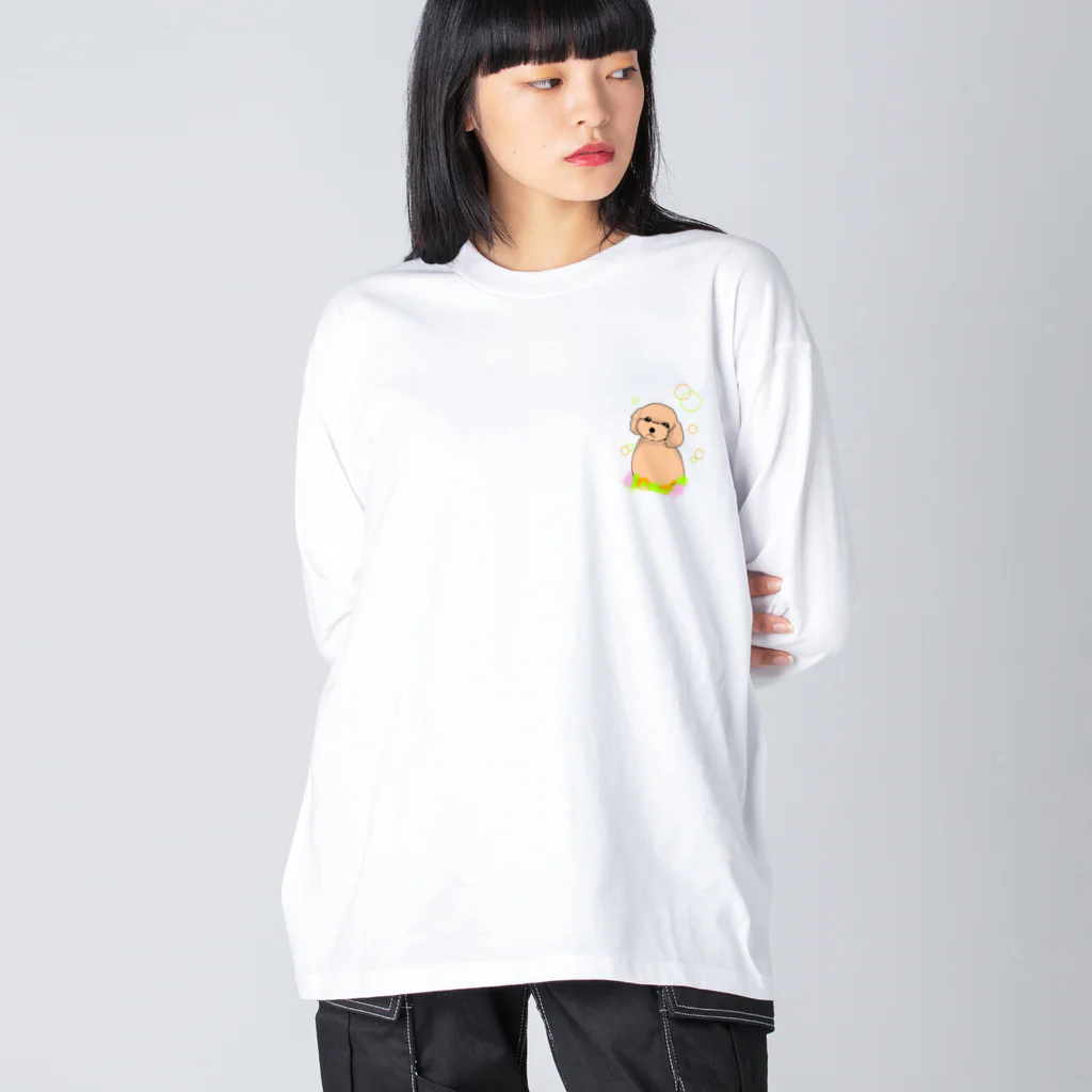 greetenのトイプードル癒し犬 Big Long Sleeve T-Shirt