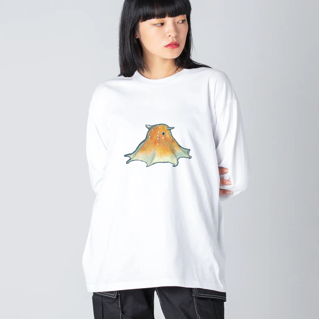 森図鑑の[森図鑑] メンダコ1匹バージョン Big Long Sleeve T-Shirt