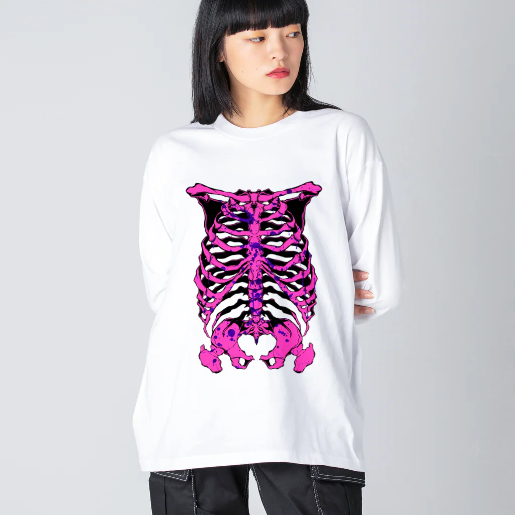 エゴイスト乙女の「骨と返り血」 Big Long Sleeve T-Shirt