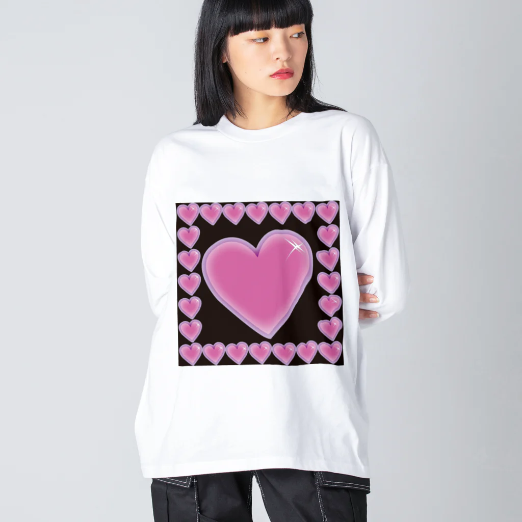 Drecome_Designの【沢山囲まれて】heart harem【逃げ場無し】 Big Long Sleeve T-Shirt