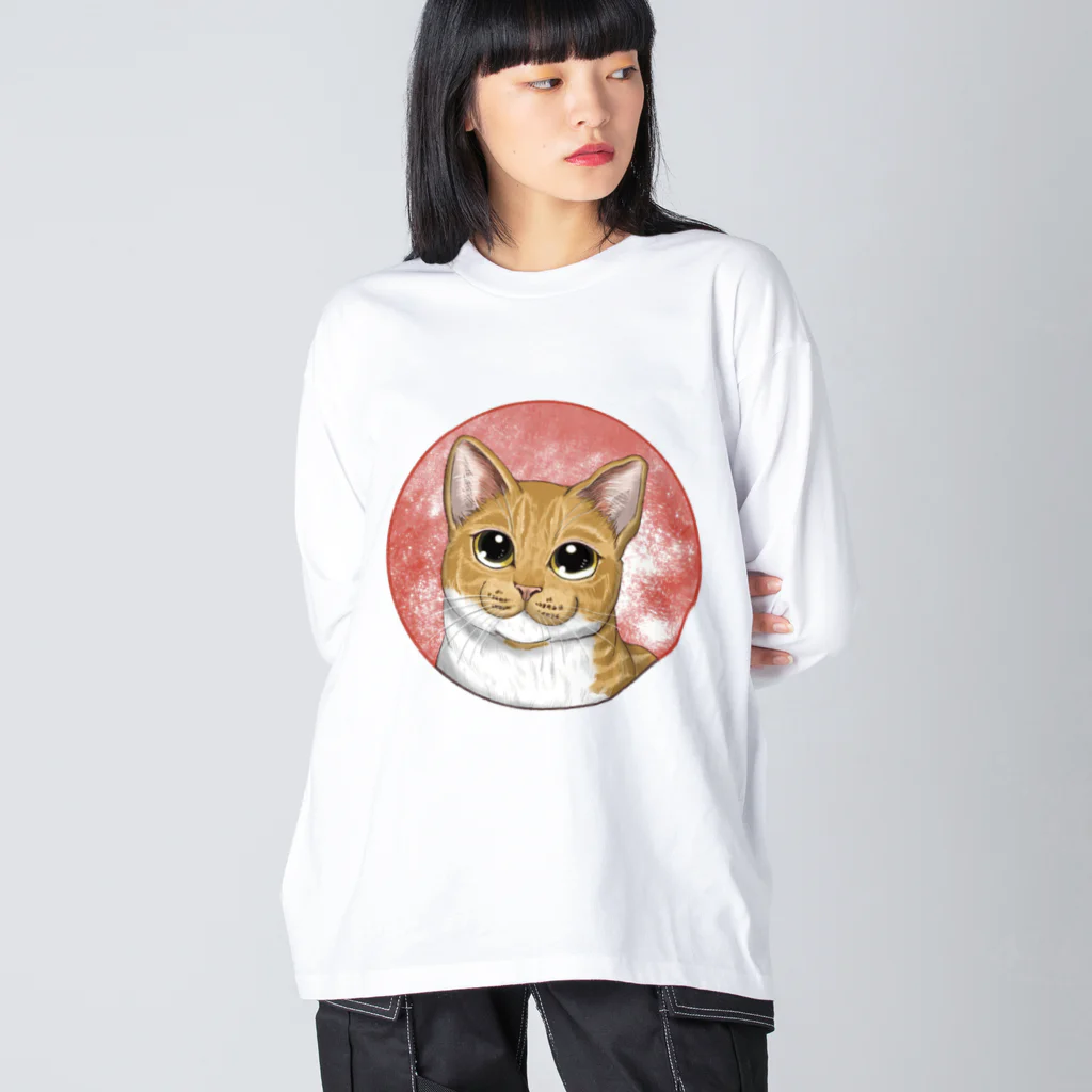 縁-yukari-のみかん ビッグシルエットロングスリーブTシャツ