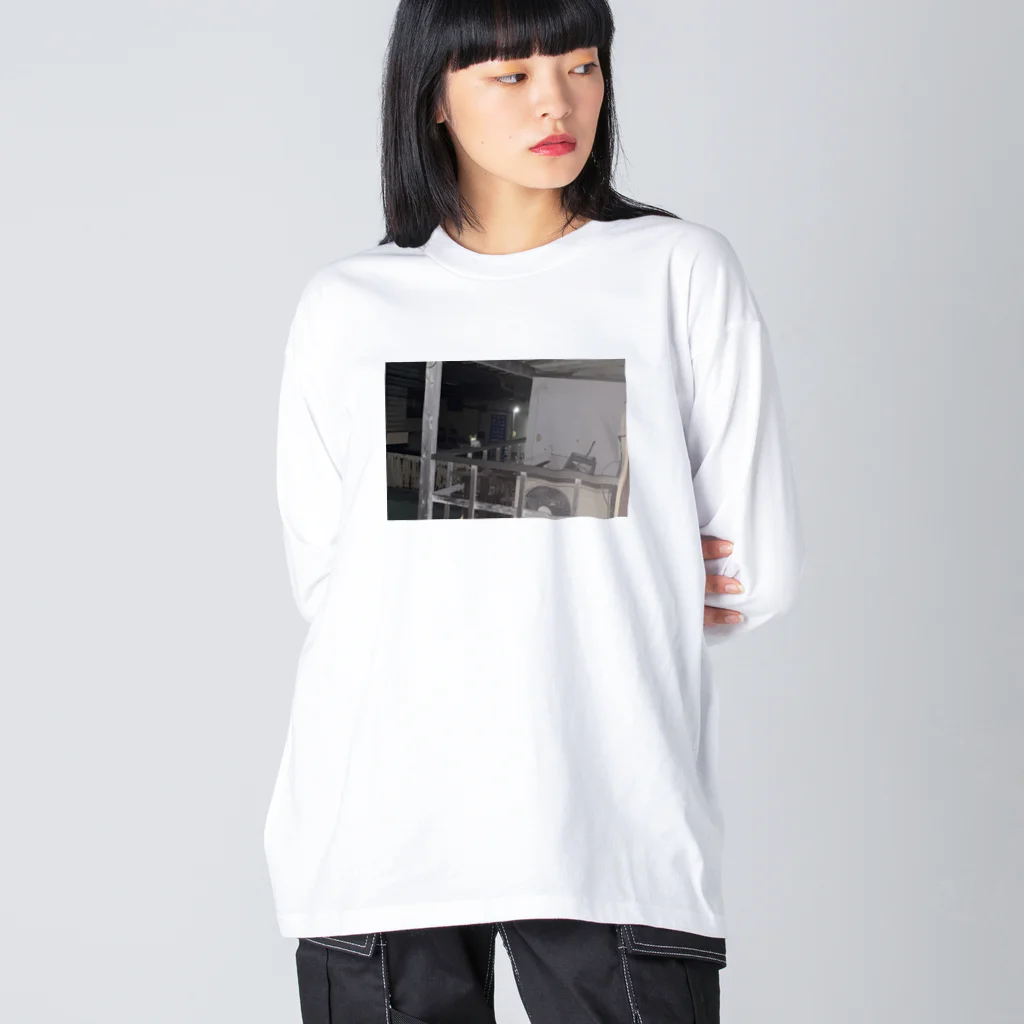 ぴょんすの隣猫みーちゃん Big Long Sleeve T-Shirt