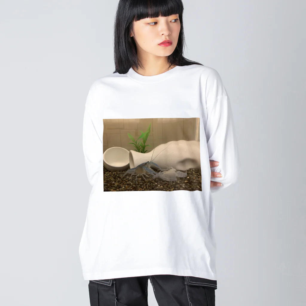 クボタの青いザリガニ Big Long Sleeve T-Shirt