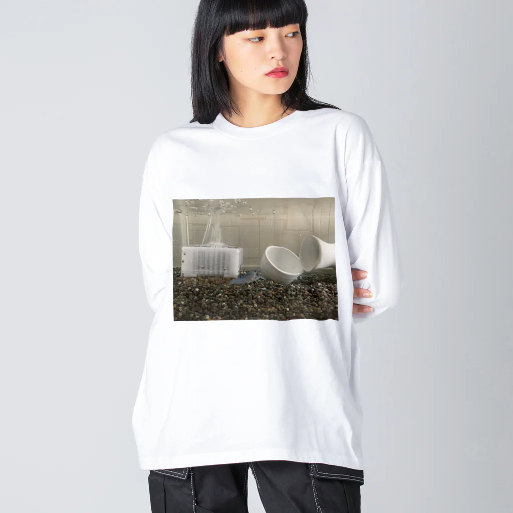 クボタの青いザリガニ Big Long Sleeve T-Shirt