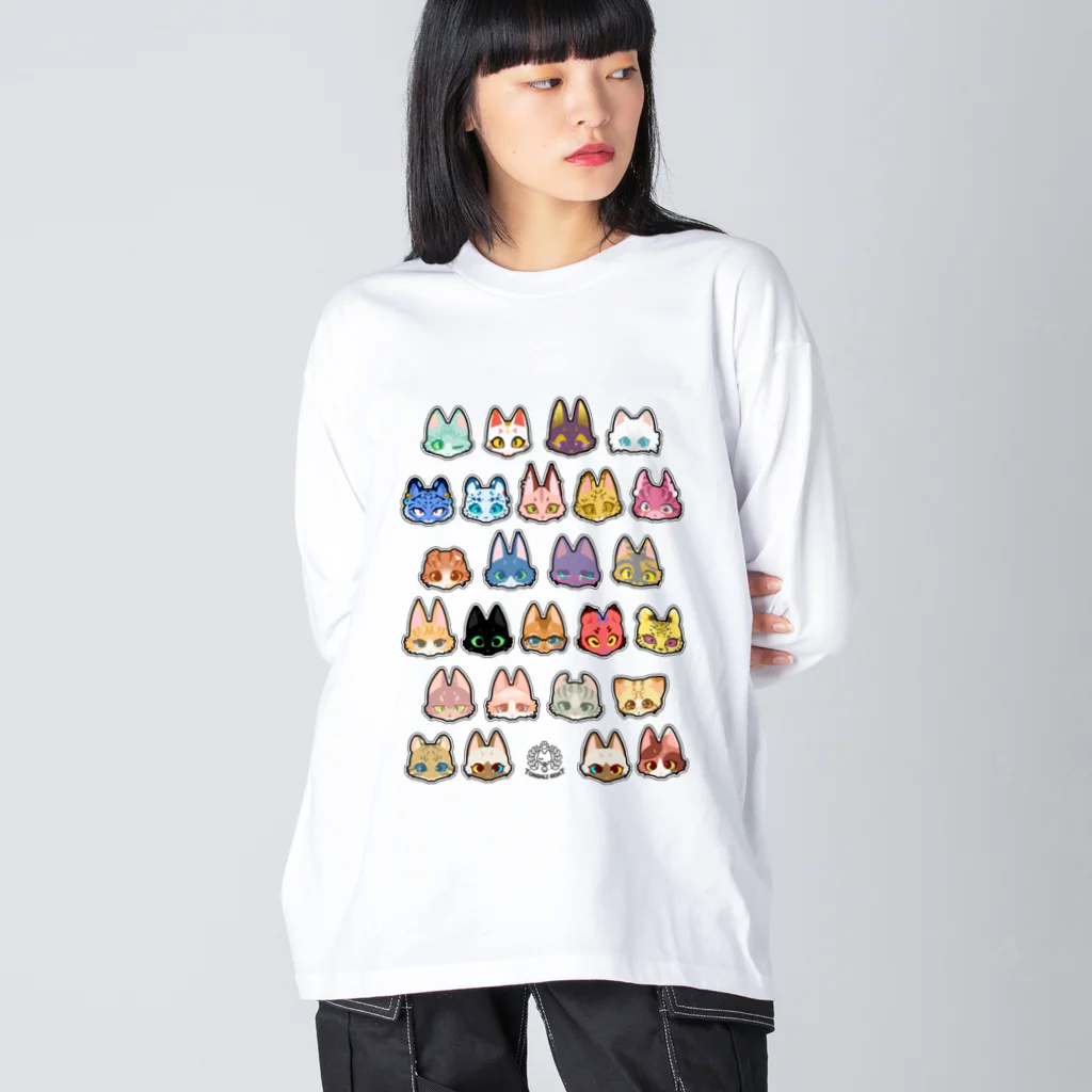 トンガリゴートの猫科JKアニマルver Big Long Sleeve T-Shirt