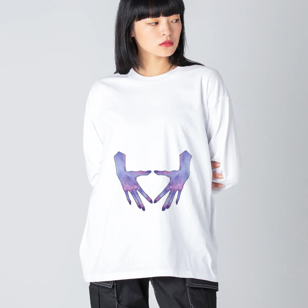 空歩く人々の手3 Big Long Sleeve T-Shirt