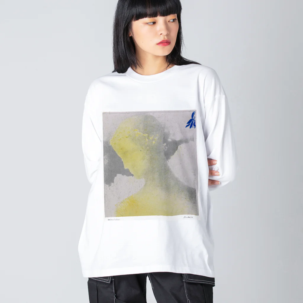 PALA's SHOP　cool、シュール、古風、和風、のBeatrice, Odilon Redon, 1897 Big Long Sleeve T-Shirt