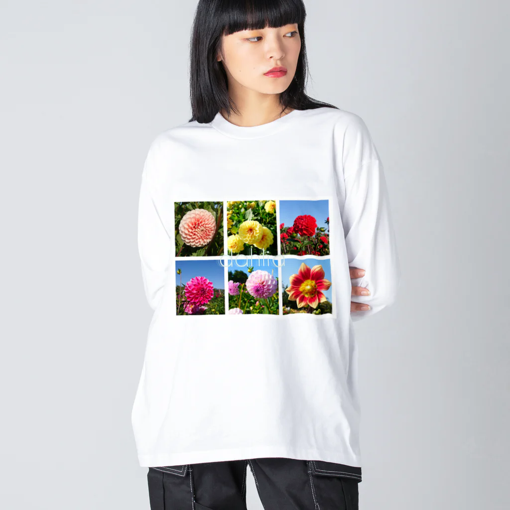 aasのダリア　DAHLIA ビッグシルエットロングスリーブTシャツ