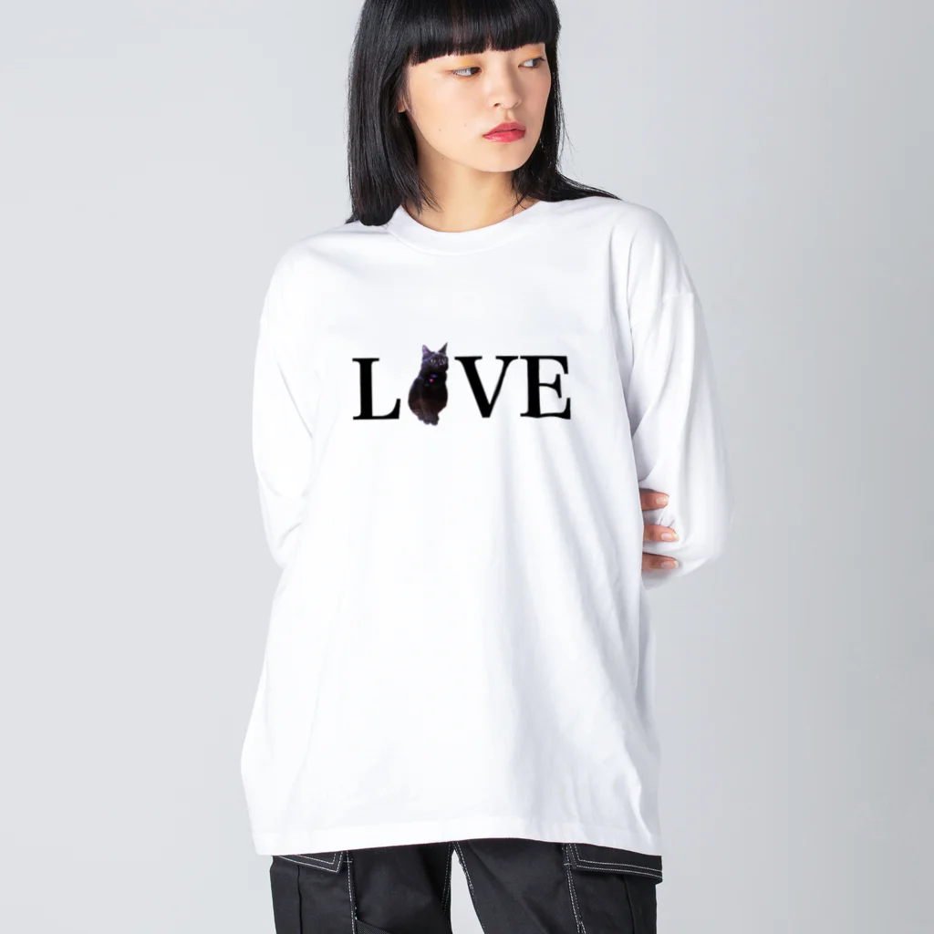 にゃんたまHOUSEのLOVEナナ ビッグシルエットロングスリーブTシャツ