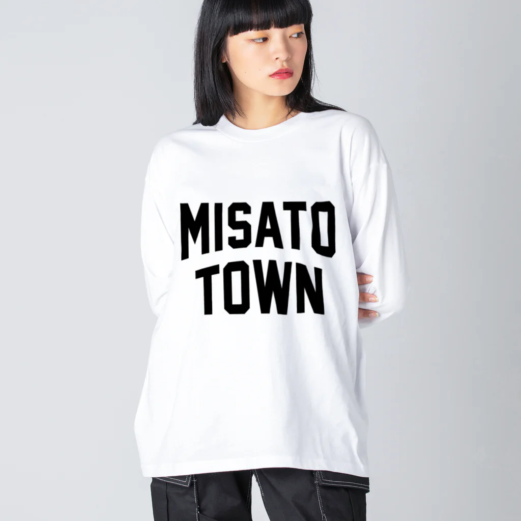 JIMOTOE Wear Local Japanの美郷町 MISATO TOWN Big Long Sleeve T-Shirt