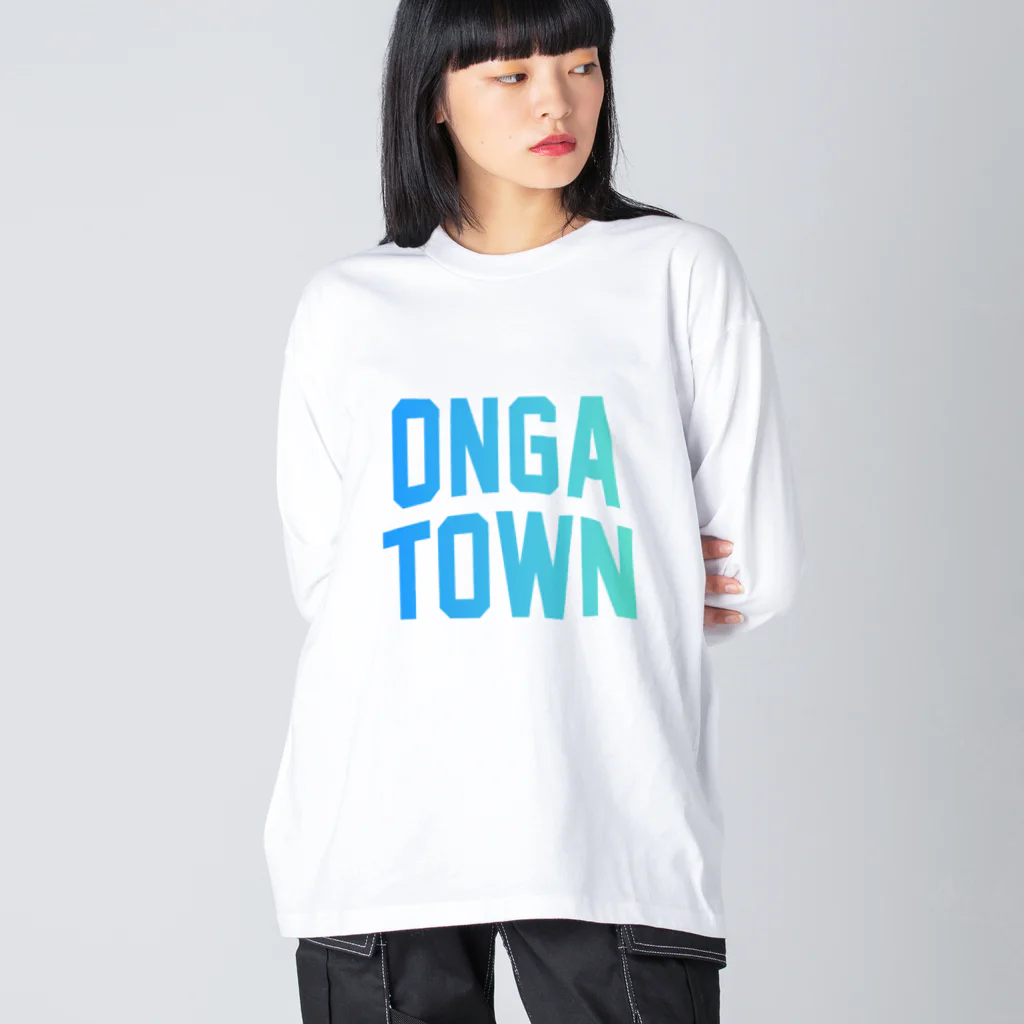 JIMOTOE Wear Local Japanの遠賀町 ONGA TOWN Big Long Sleeve T-Shirt