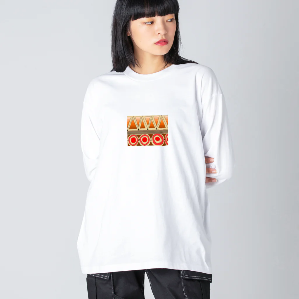 まろん🌰🧜‍♀️seatasiaグッズ販売🐬🏝のハワイアンスタイル Big Long Sleeve T-Shirt