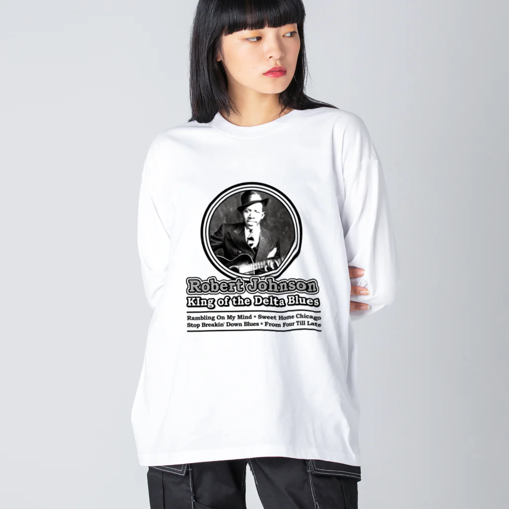 Hungry FreaksのRobert Johnson ビッグシルエットロングスリーブTシャツ