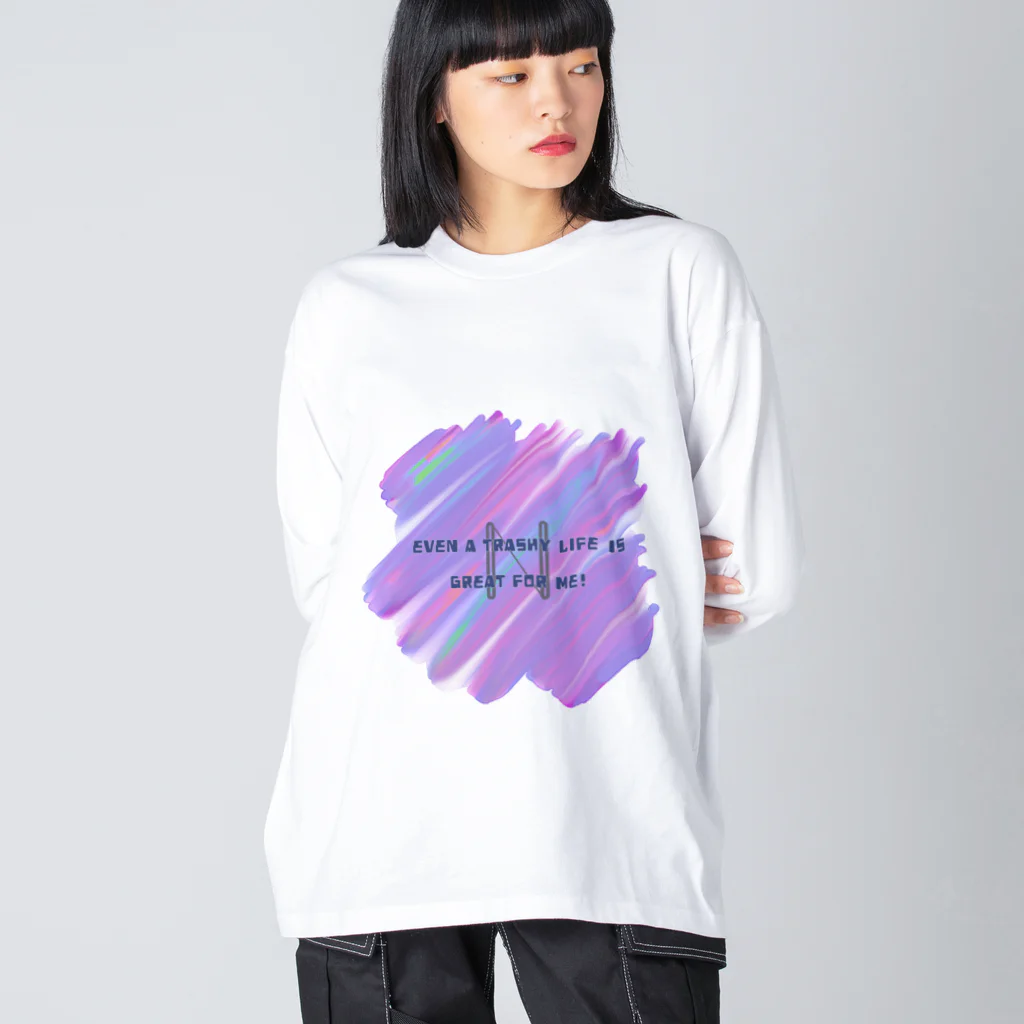 NoNseNseのNNN-MY LIFE ビッグシルエットロングスリーブTシャツ